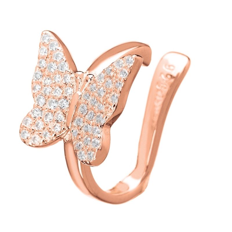 Rose Gold Butterfly Cuff