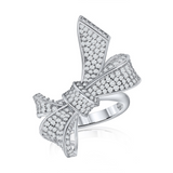 Bow Pave Ring
