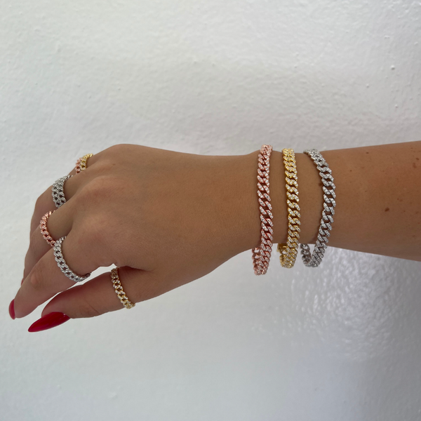 Thin Cuban Link Bracelet