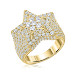 Star Pave Pinky Ring