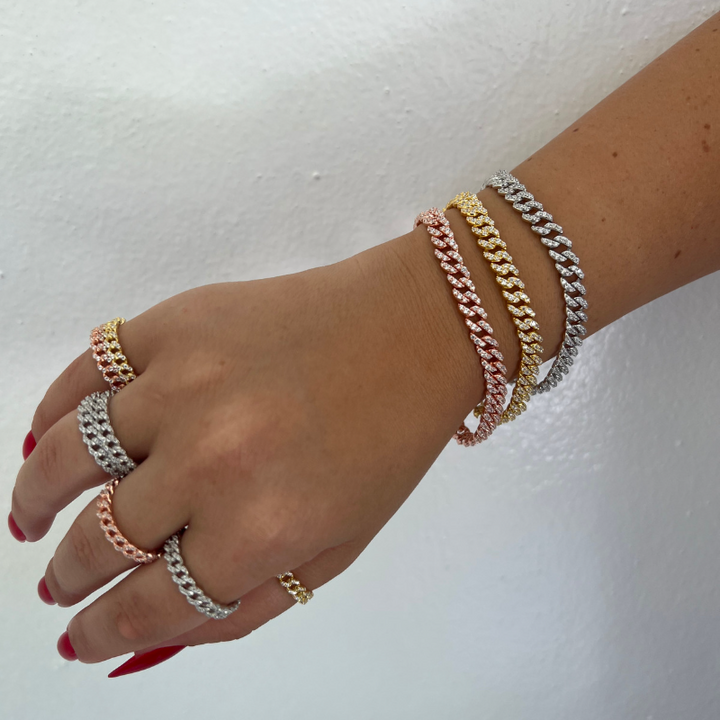 Cuban-Link Stackable Ring