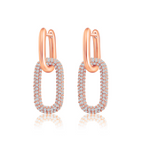 Small Double Oval Earring