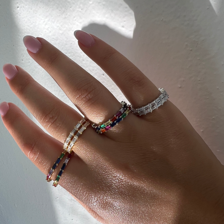 Rainbow Baguette Stackable