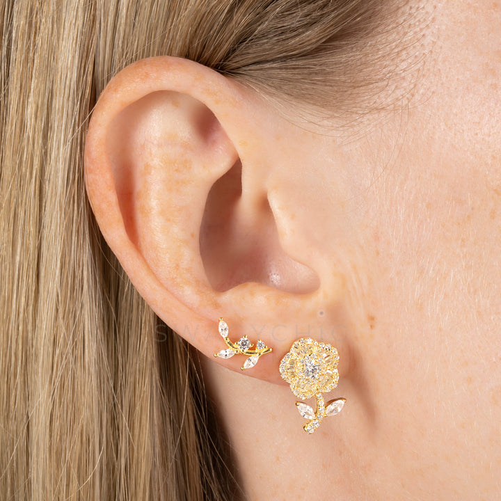 Andrea Flower Studs - Swagychic