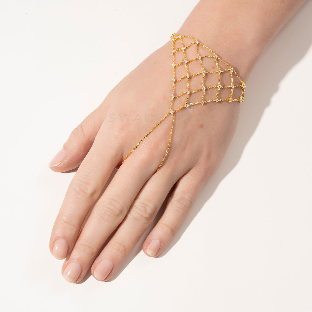 Andrea Hand Chain Bracelet - Swagychic