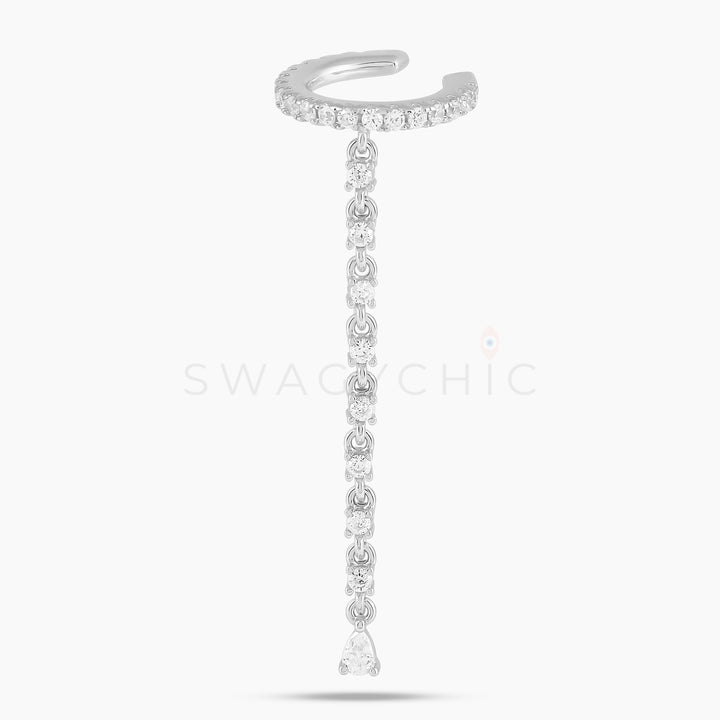 CZ Elevated Drop Cuff - Swagychic