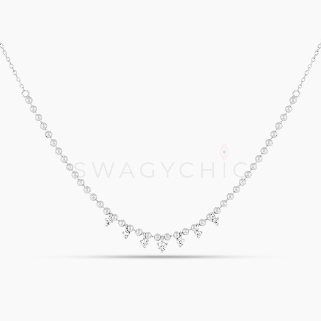 CZ Toliet Chain Necklace (Wholesale) - Swagychic