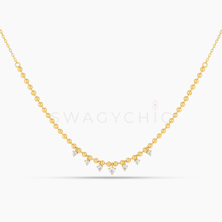 CZ Toliet Chain Necklace (Wholesale) - Swagychic