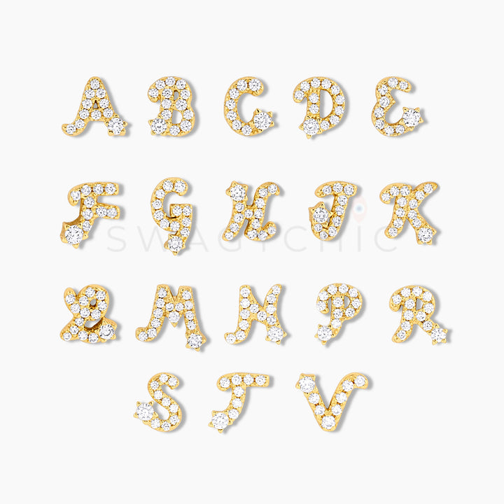 Chic Initial Studs - Swagychic