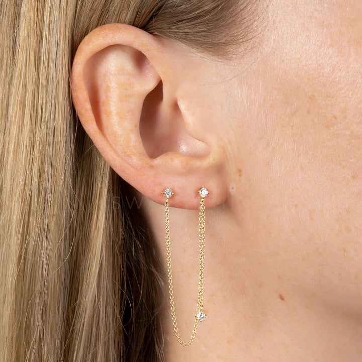 Dainty Double Piercing - Swagychic