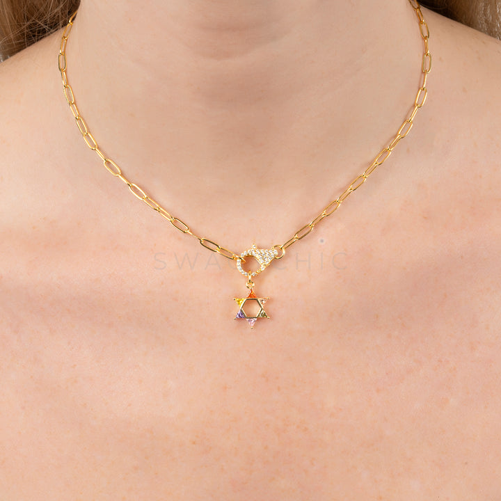 David Pastel Charm Necklace - Swagychic