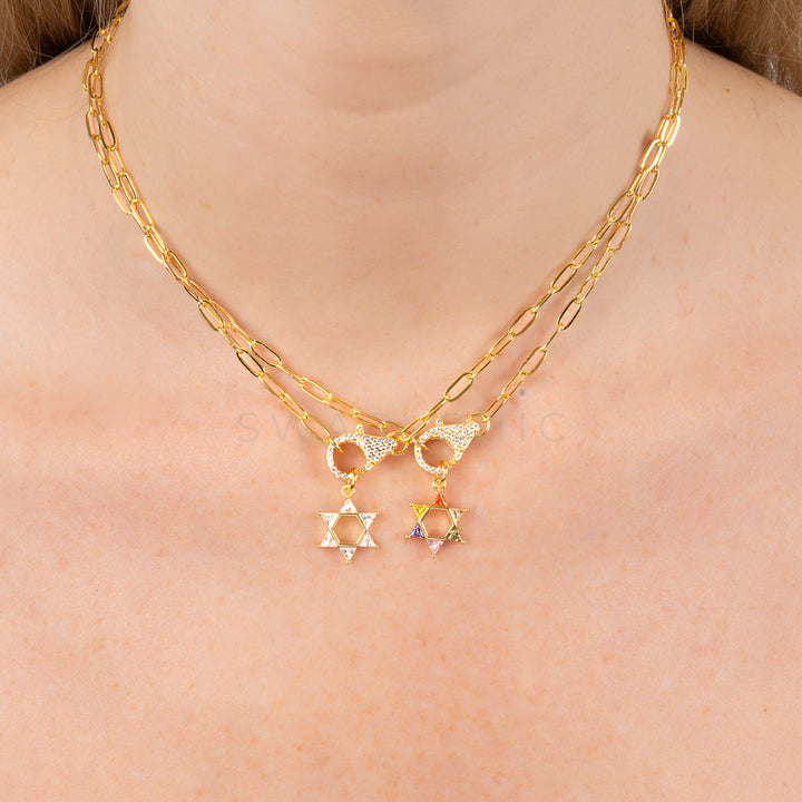 David Pastel Charm Necklace - Swagychic