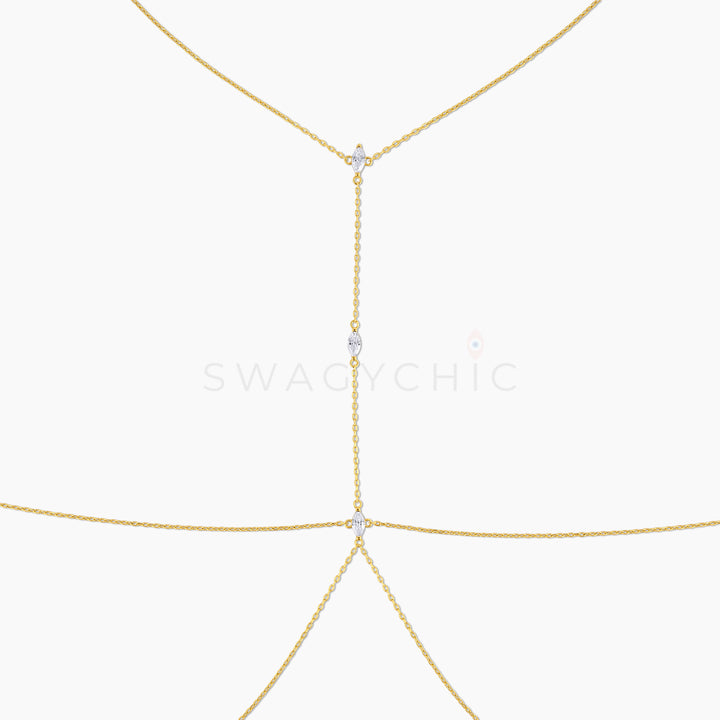 Everyday Marquise Body Chain - Swagychic
