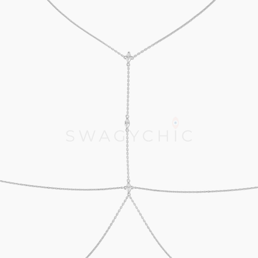 Everyday Marquise Body Chain - Swagychic