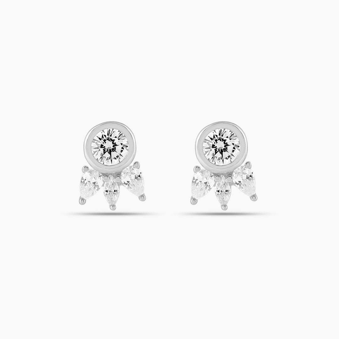 Eyelash Bubble Studs