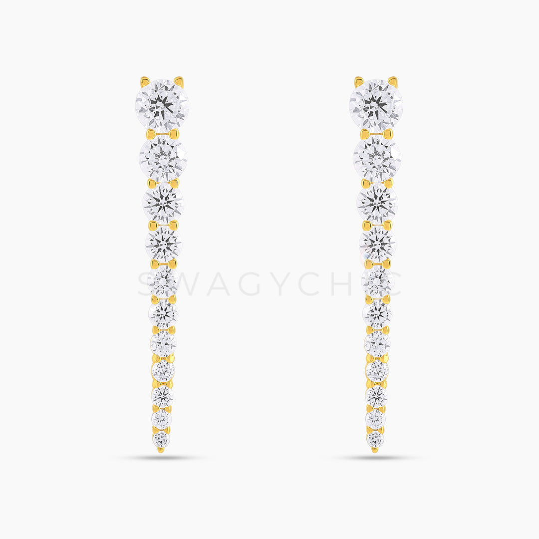 Graduated Spike Earrings - Swagychic