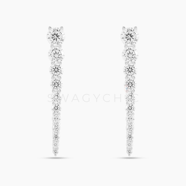 Graduated Spike Earrings - Swagychic