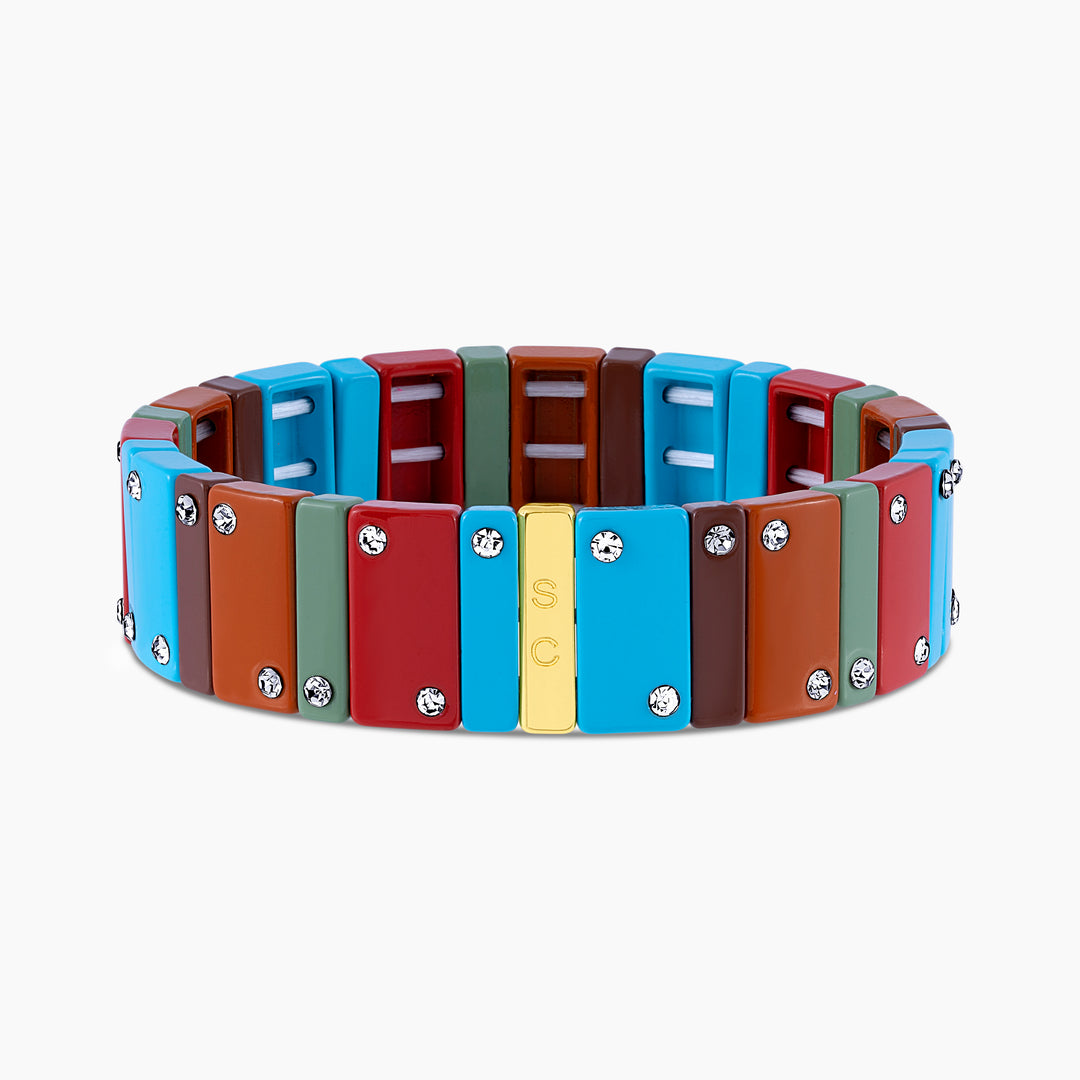 Luxe Terrecota Sky Stretch Bracelet - Swagychic