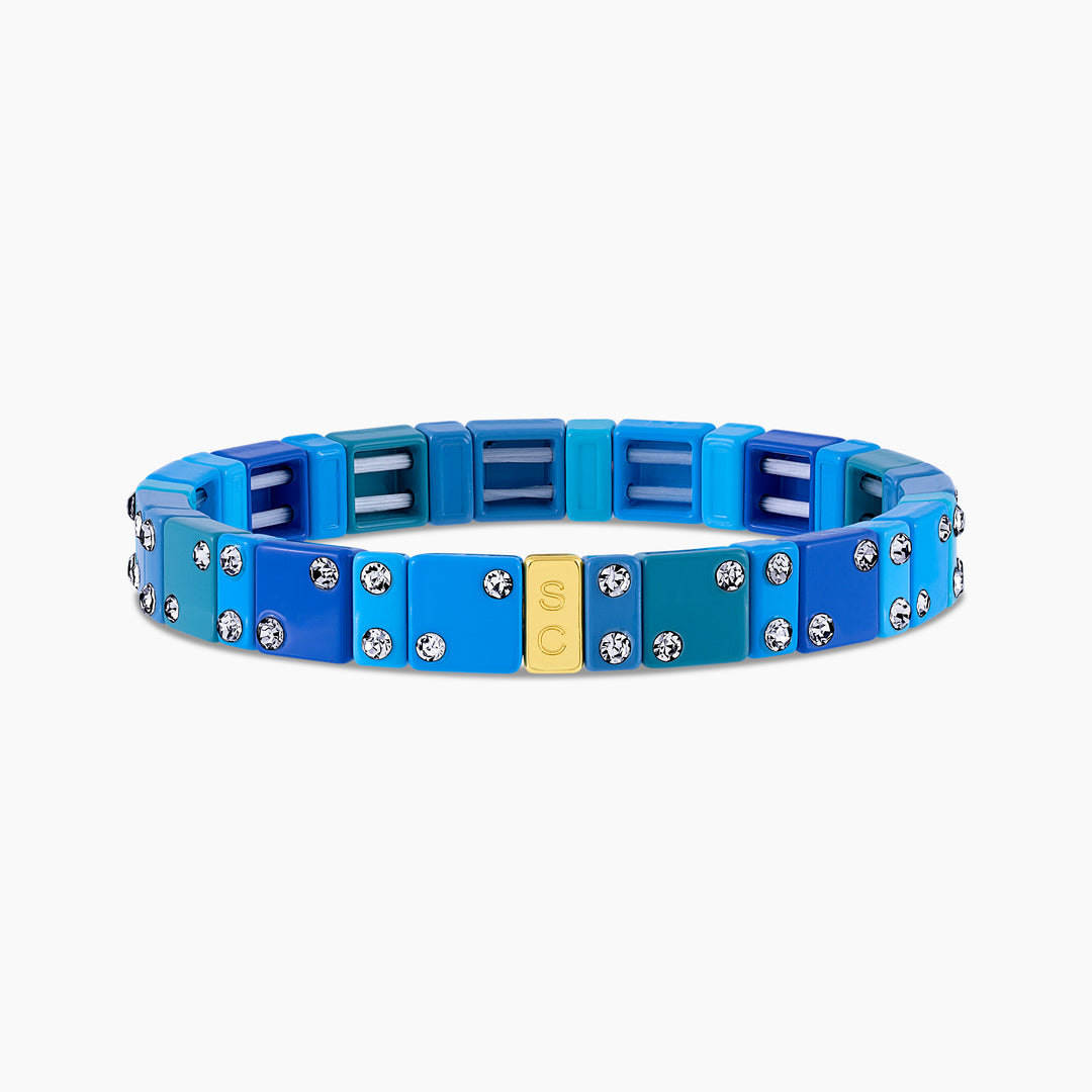Midi Azure Stretch Bracelet - Swagychic