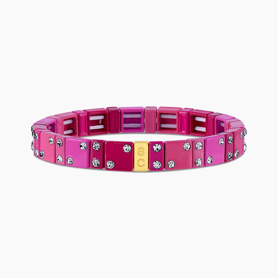 Midi Blush Muse Stretch Bracelet - Swagychic