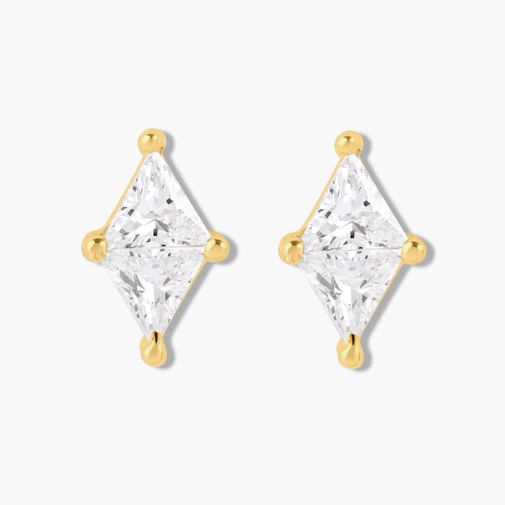 Mini Double Triangle Studs