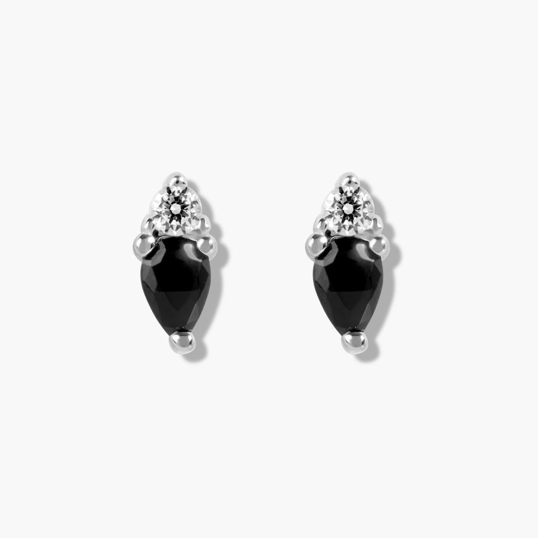 Mini Marquise Studs- Silver