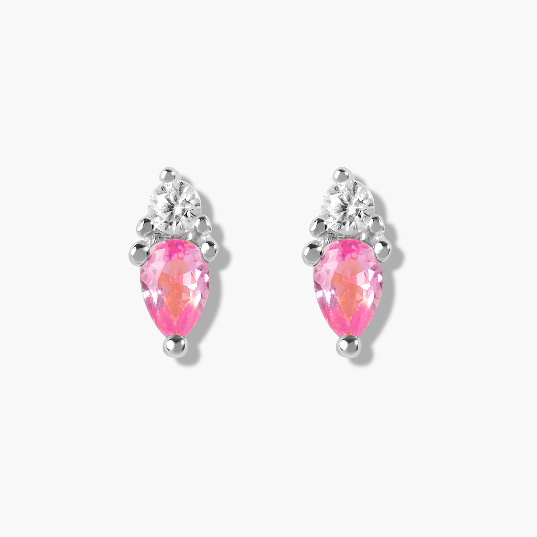 Mini Marquise Studs- Silver