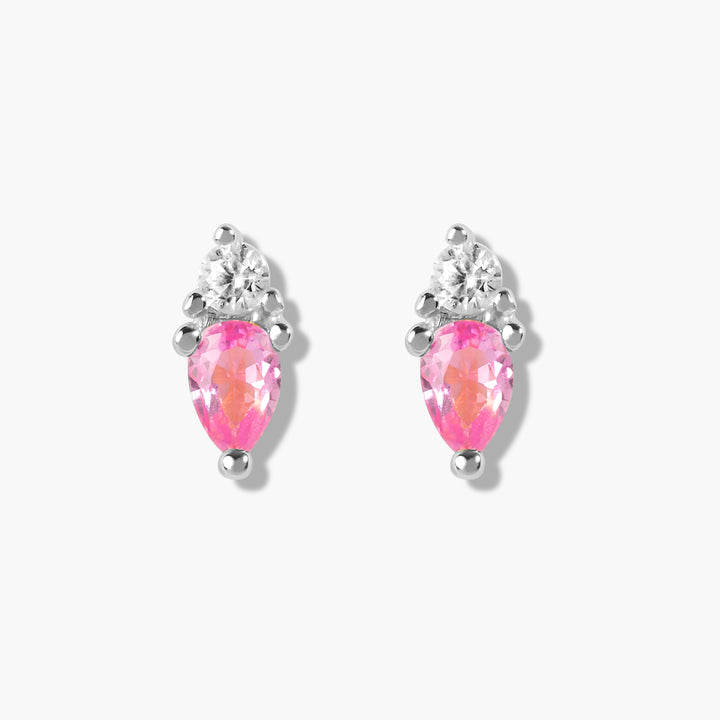 Mini Marquise Studs- Silver