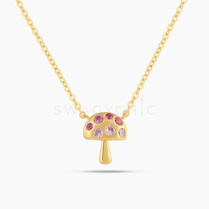 Mini Mushroom Necklace - Swagychic