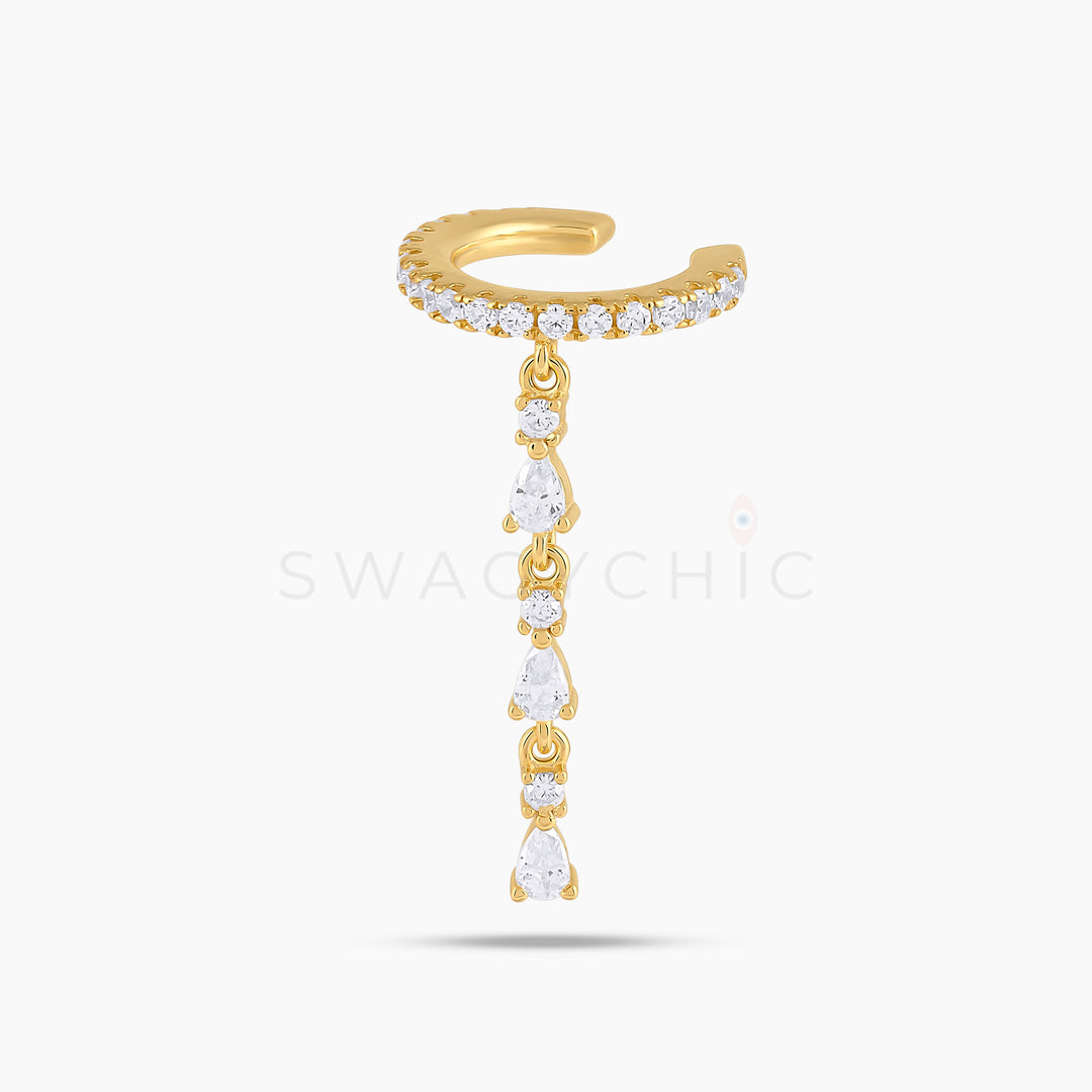 Mini Pear Elevated Drop Cuff - Swagychic