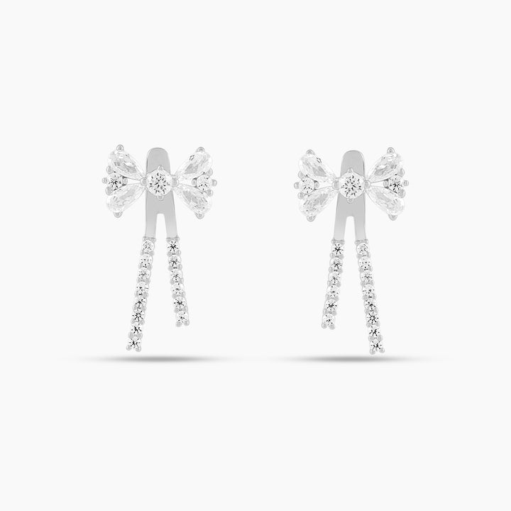 Mini Multi-Stone Bow Ear Jacket
