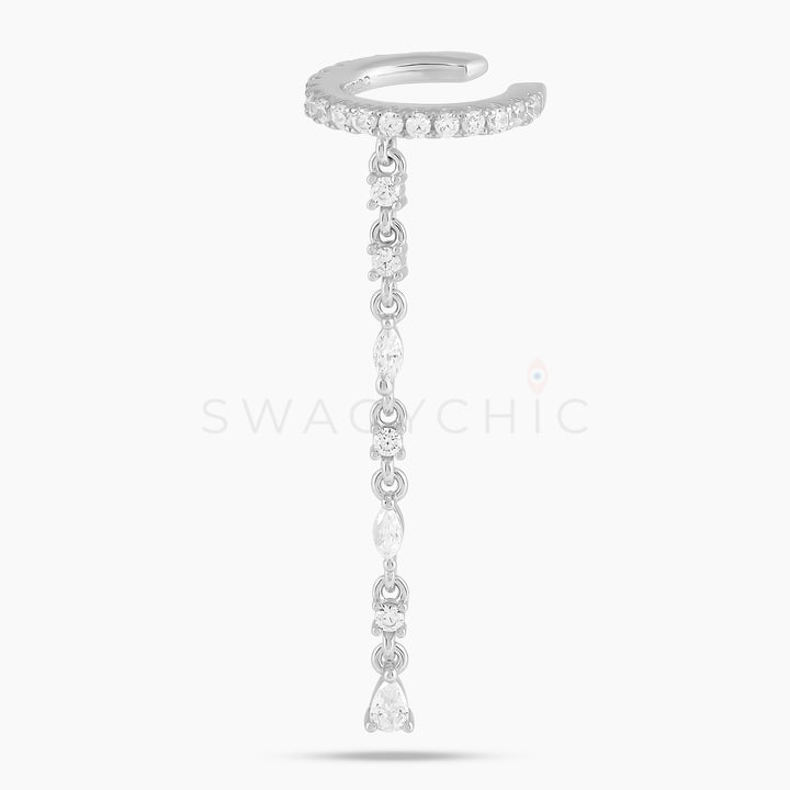 Multi-Stone Elevated Drop Cuff - Swagychic