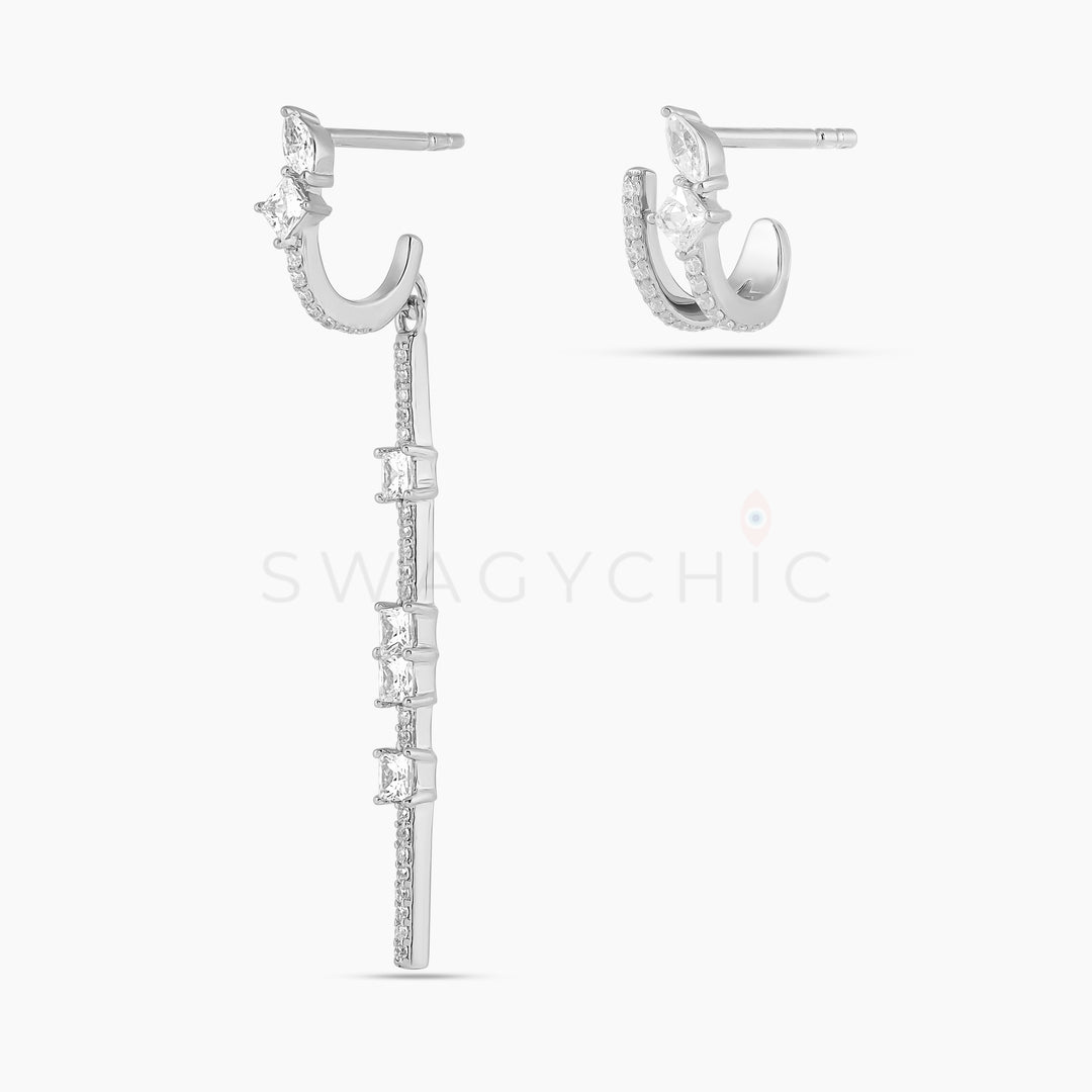 Multi-Stone Mix Drop Earrings - Swagychic