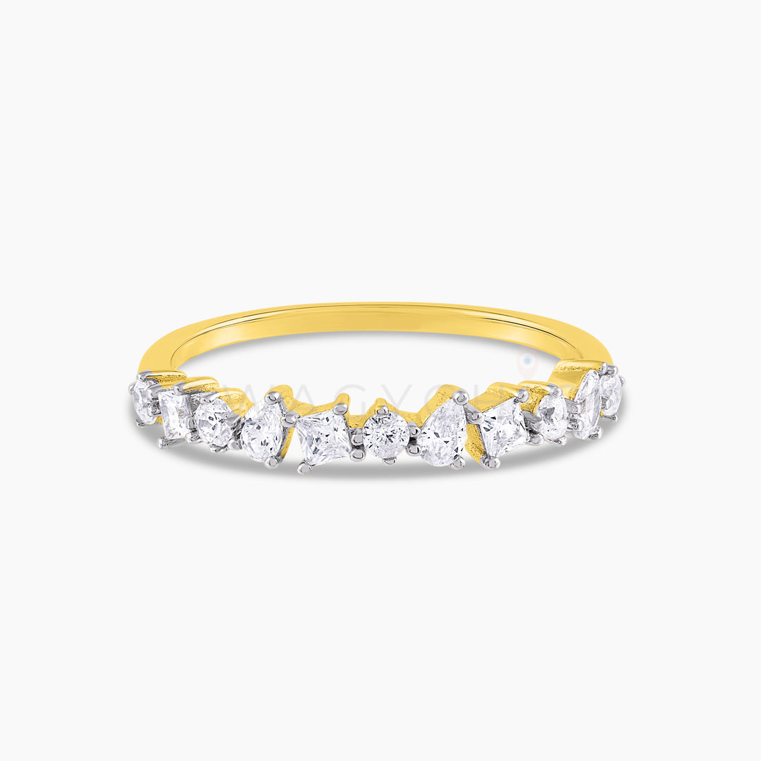 Multi-Stone Stackable Ring - Gold - Swagychic