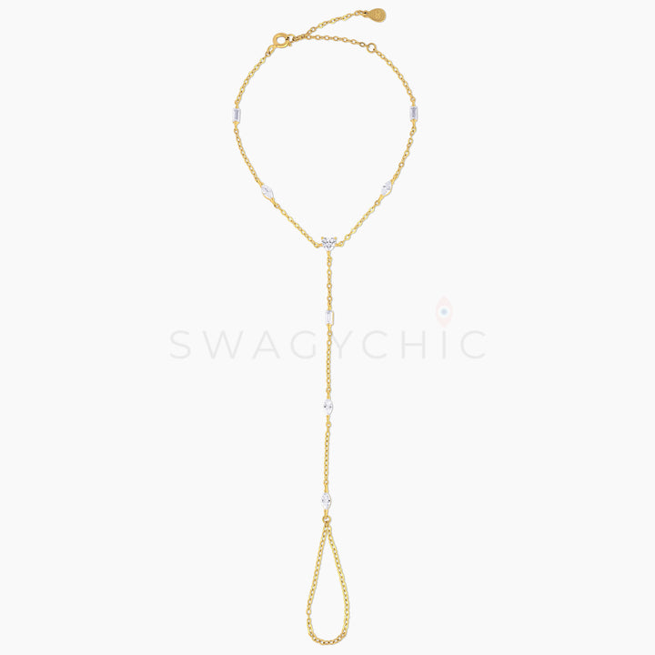 Multi-Stone Hand Chain - Swagychic