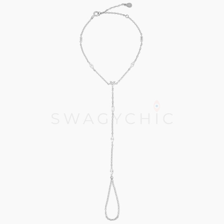Multi-Stone Hand Chain - Swagychic