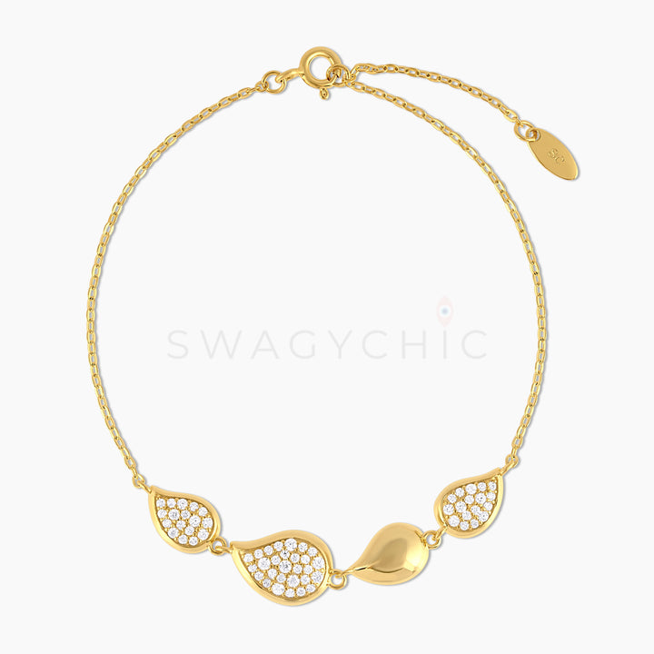 Pave Teardrop Bracelet - Swagychic