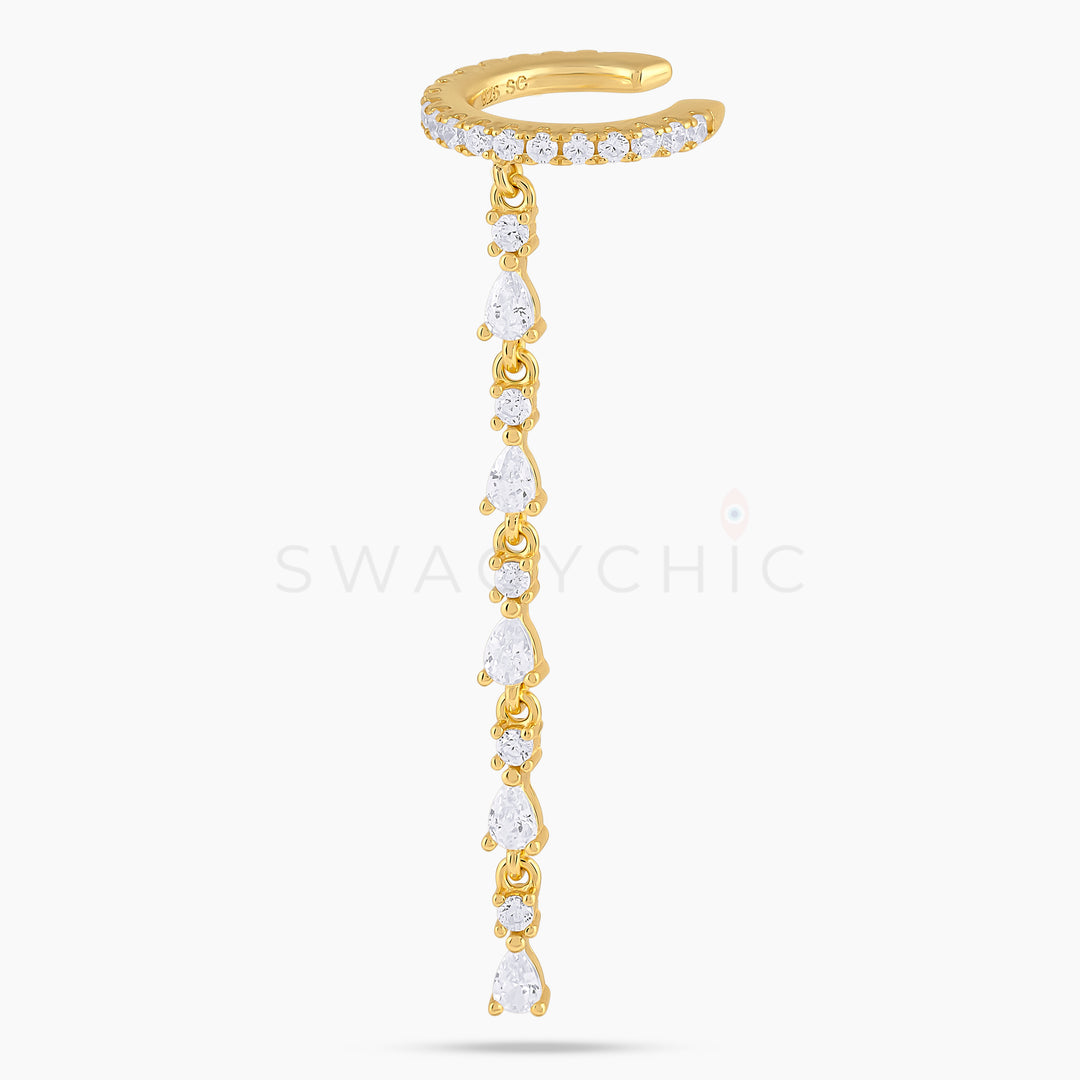 Pear Elevated Drop Cuff - Swagychic