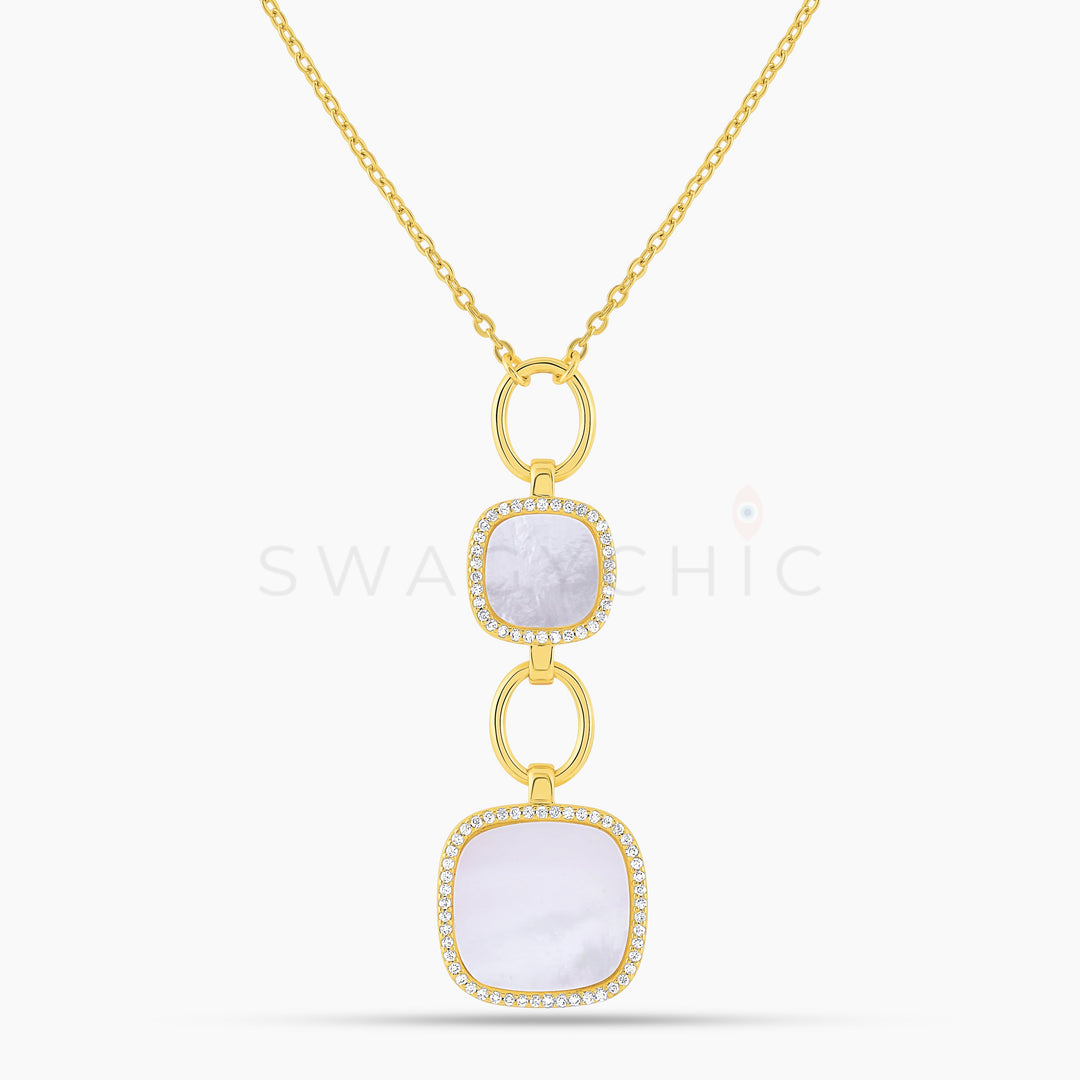 The Pearl Society Drop Necklace (Wholesale) - Swagychic