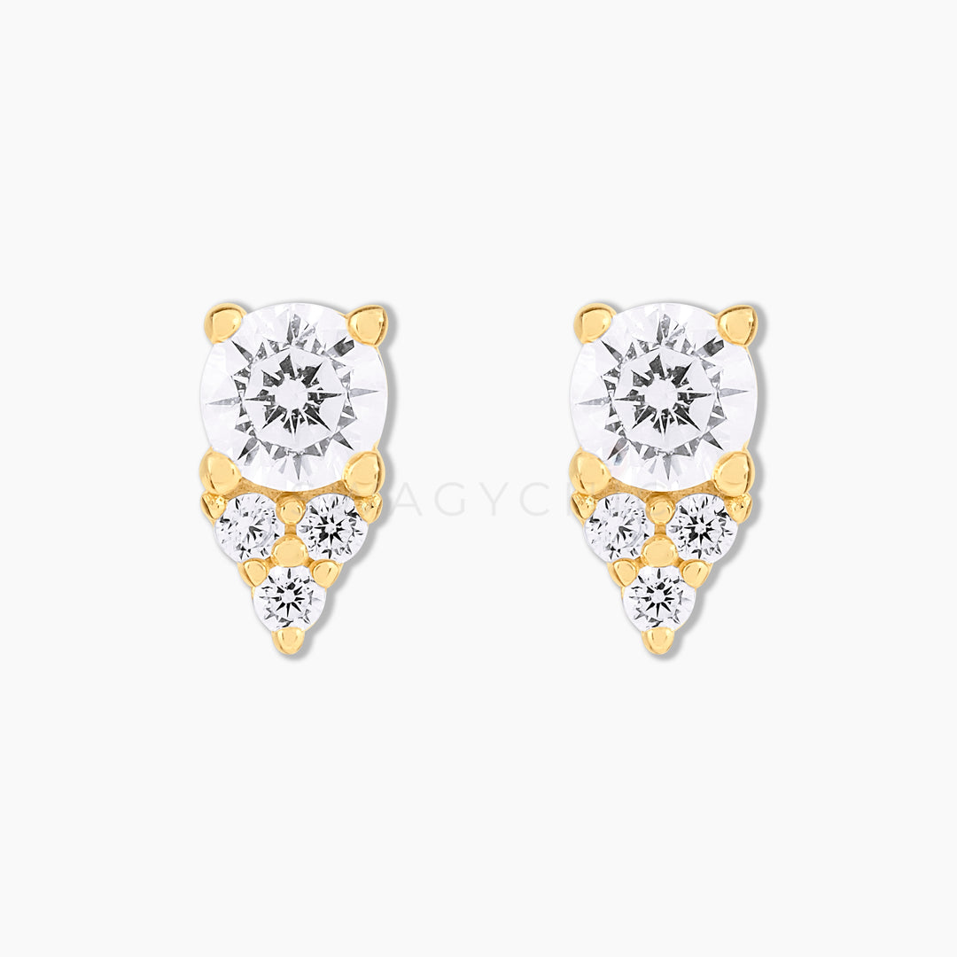 Triple Dot Point Studs (Wholesale) - Swagychic