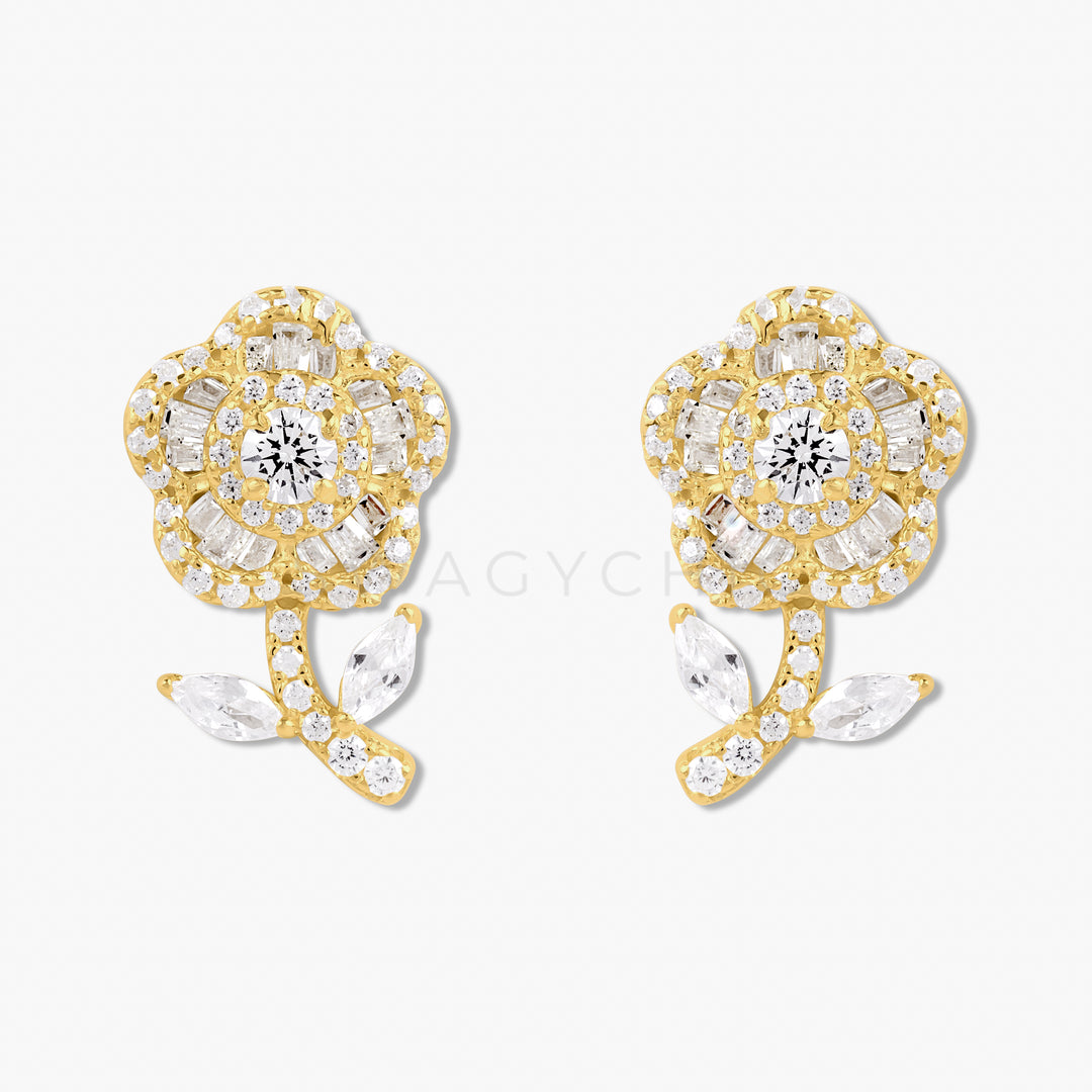 Andrea Flower Studs - Swagychic