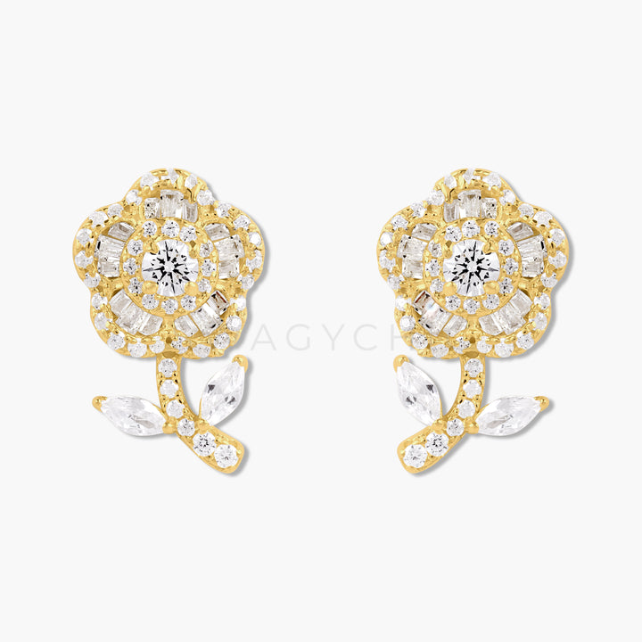 Andrea Flower Studs - Swagychic