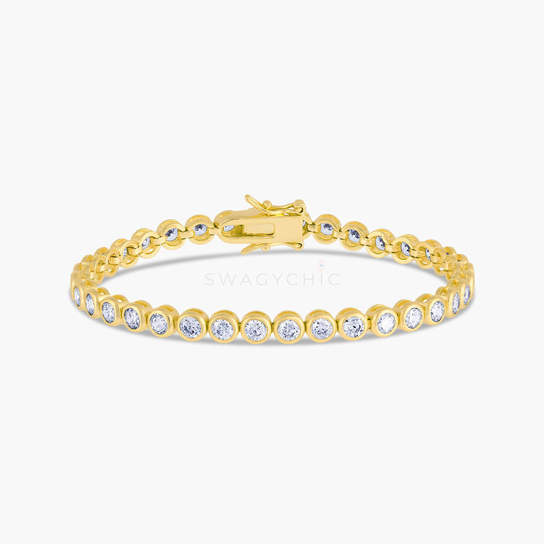 Bubble Bezel Tennis Bracelet - Swagychic