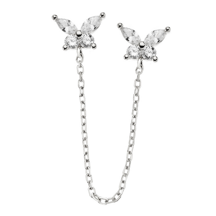 Butterfly Double Piercing - Swagychic