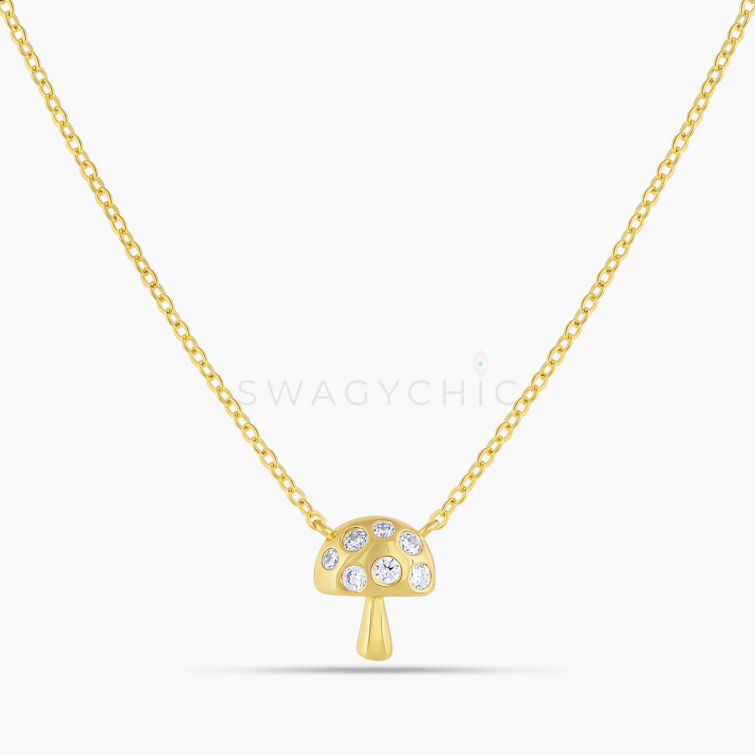 Chunky Mushroom Necklace - Swagychic