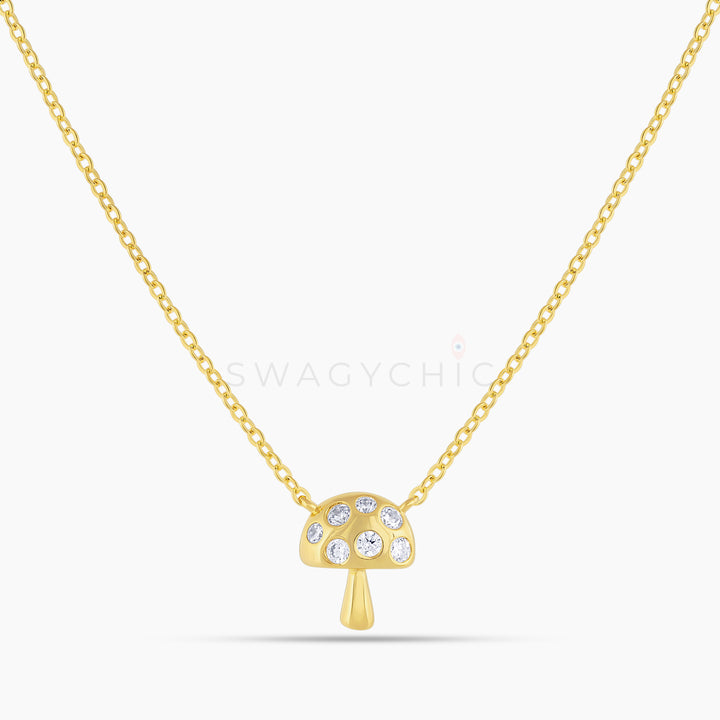 Chunky Mushroom Necklace - Swagychic