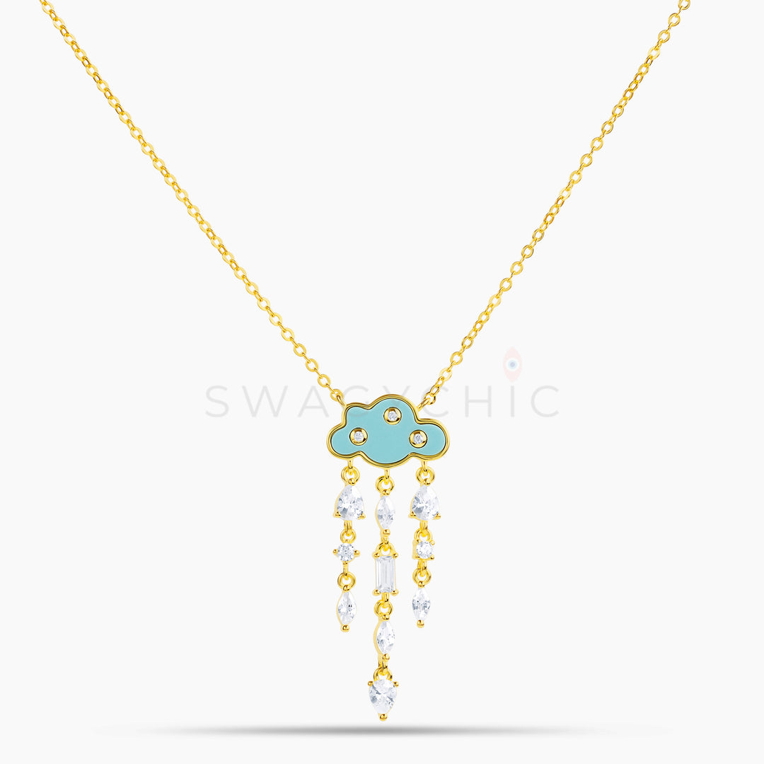 Cloud Turquoise Stone Multi-Stone Necklace - Swagychic