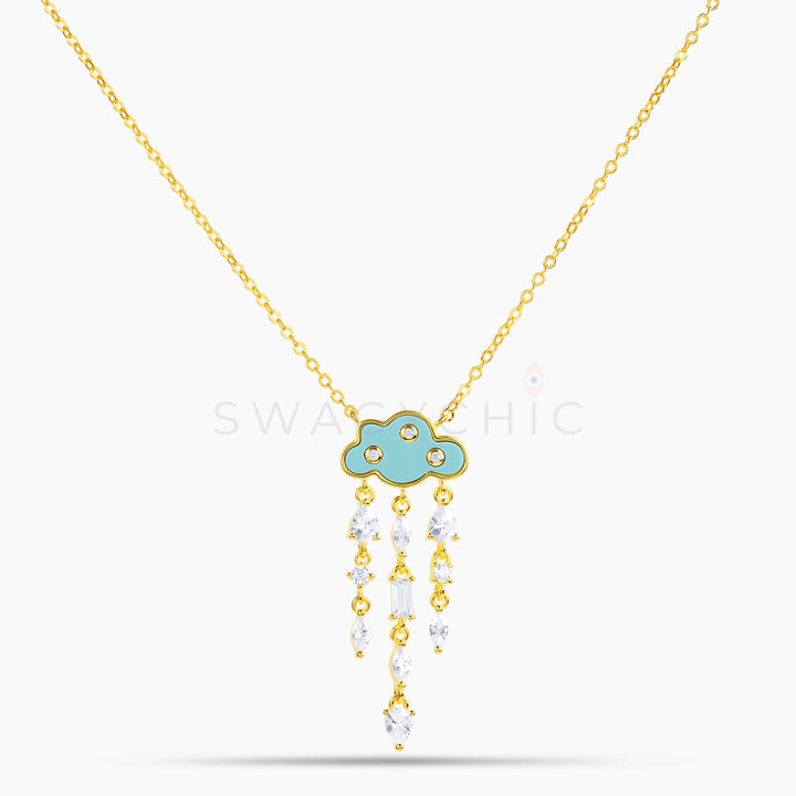 Cloud Turquoise Stone Multi-Stone Necklace - Swagychic
