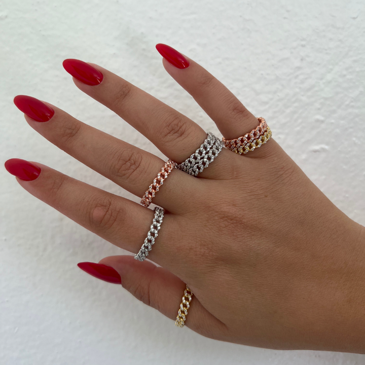 Cuban-Link Stackable Ring - Swagychic