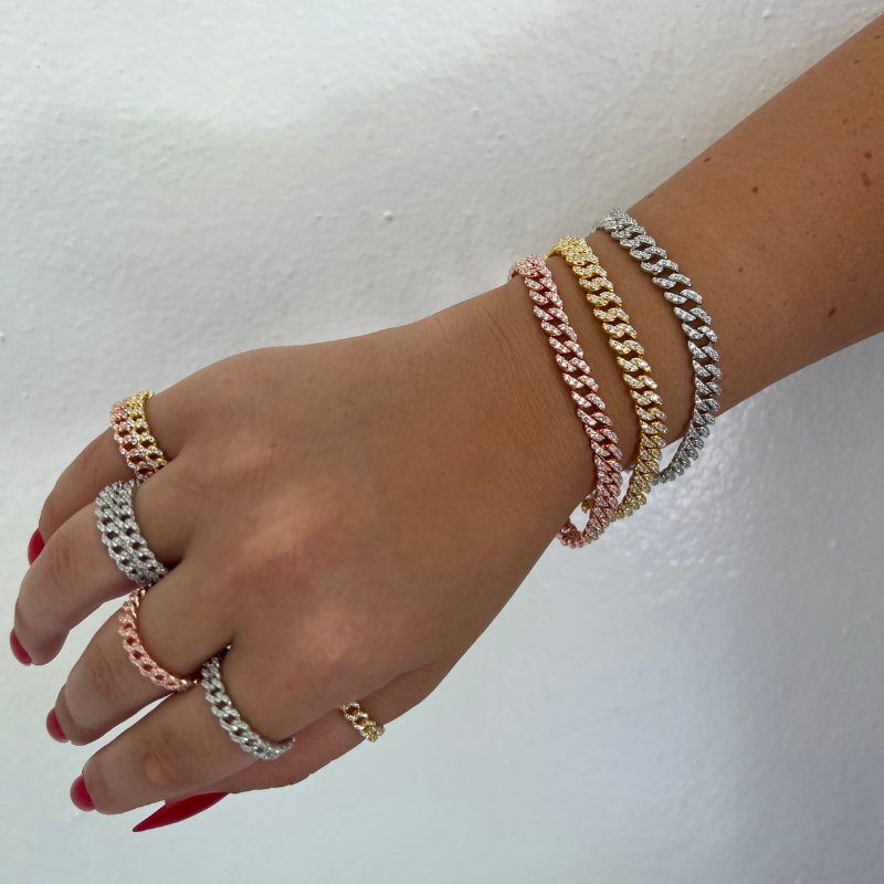 Cuban-Link Stackable Ring - Swagychic